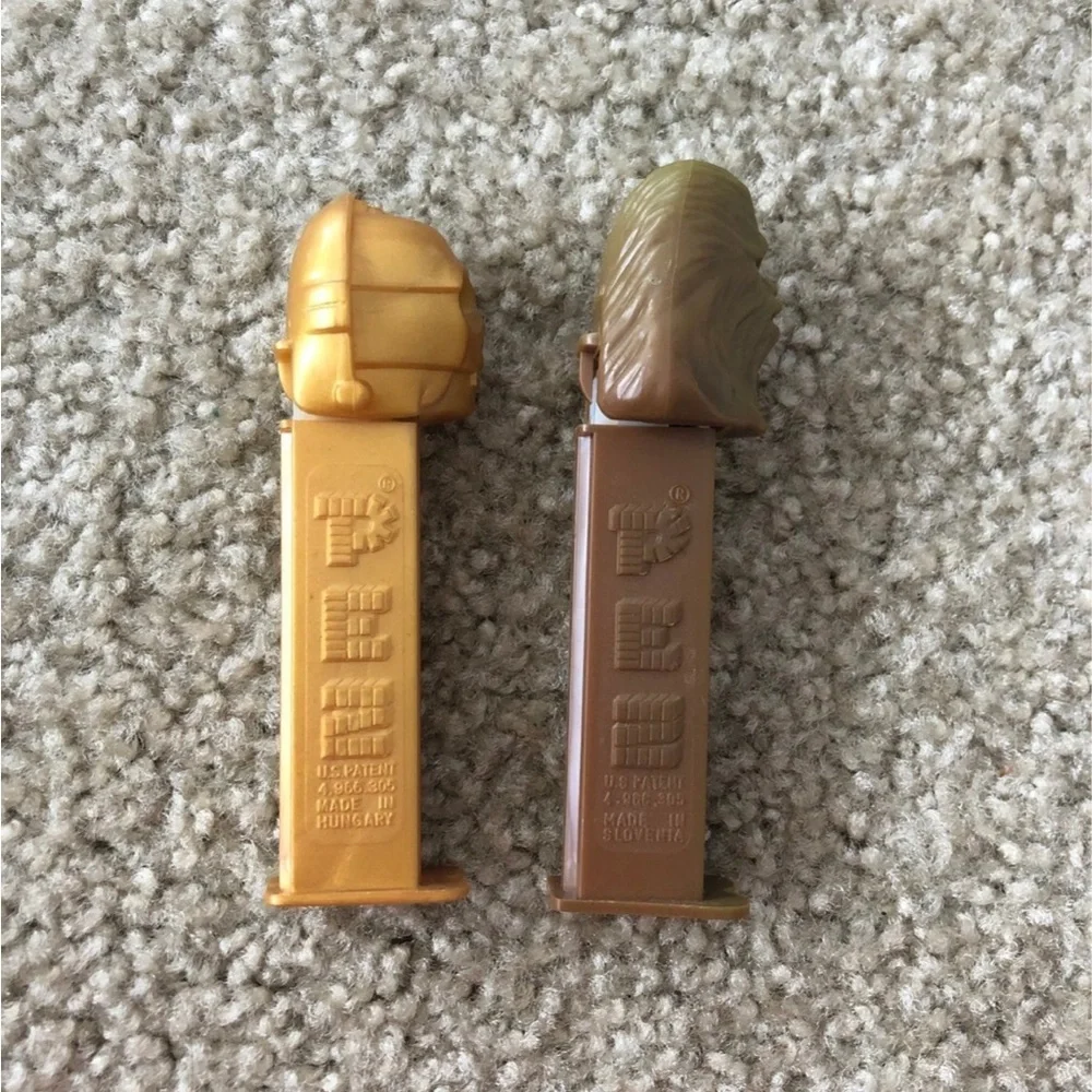 Star Wars Character C3PO & Chewbacca Pez Dispensers
